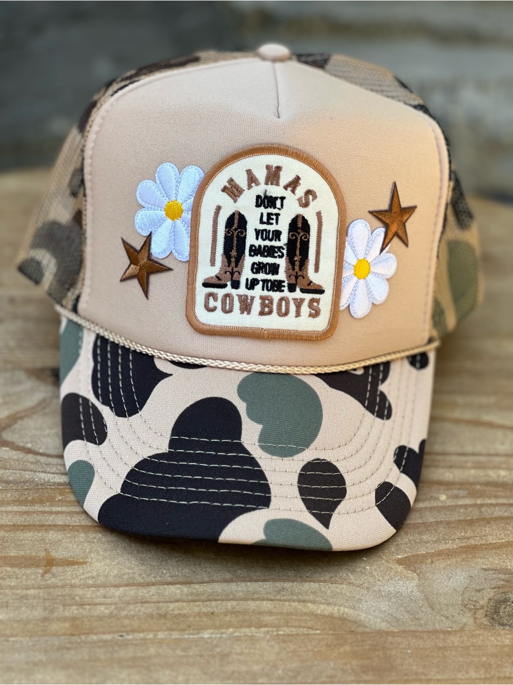 NEW Custom Trucker Hat Camo